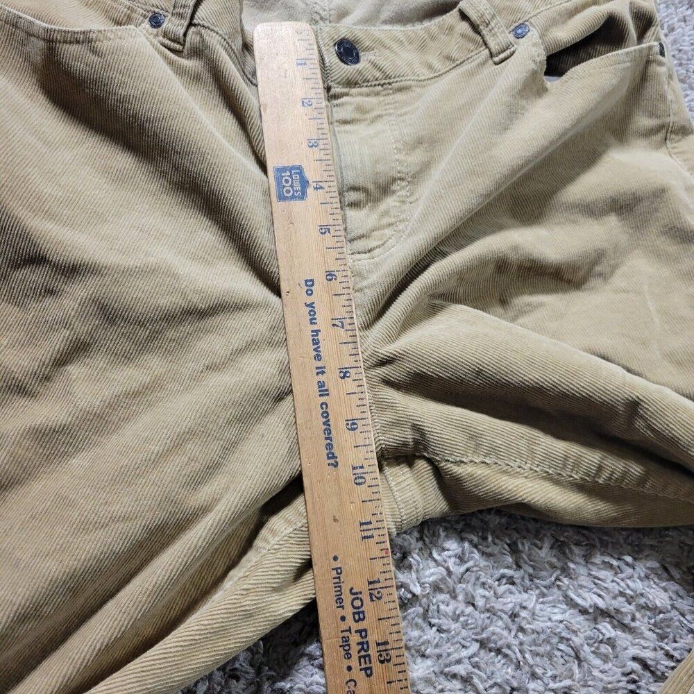 Talbots Corduroy Pants Womens 12P Beige Curvy Bootcut Casual - Picture 5 of 9